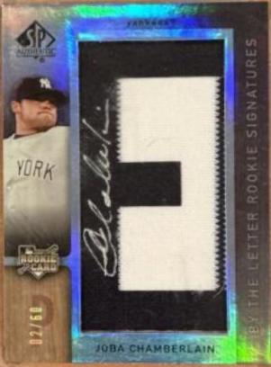 Joba Chamberlain [Letter Patch Autograph] #162