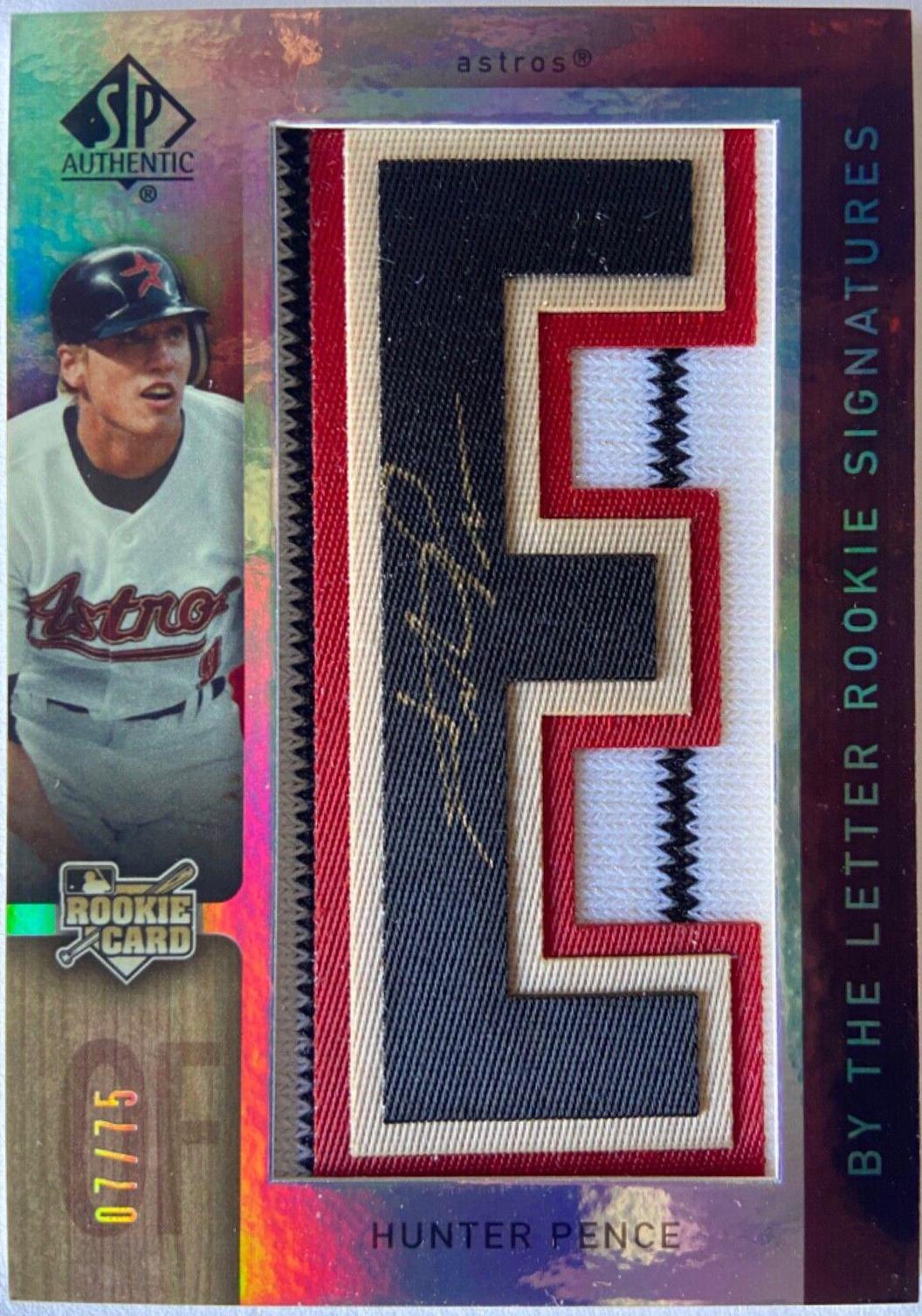 Hunter Pence [Letter Patch Autograph]