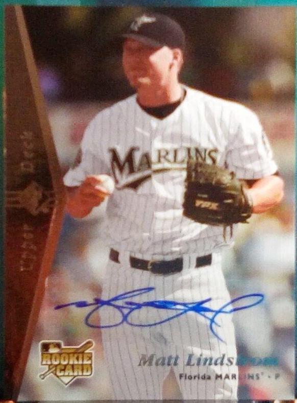 Matt Lindstrom [1995 Design Autograph] #165