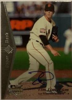 Tim Lincecum [1995 Design Autograph] #166
