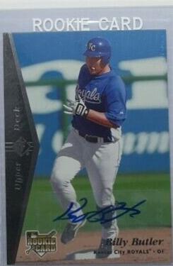 Billy Butler [1995 Design Autograph] #182