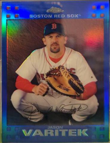 Jason Varitek [Blue Refractor] #9