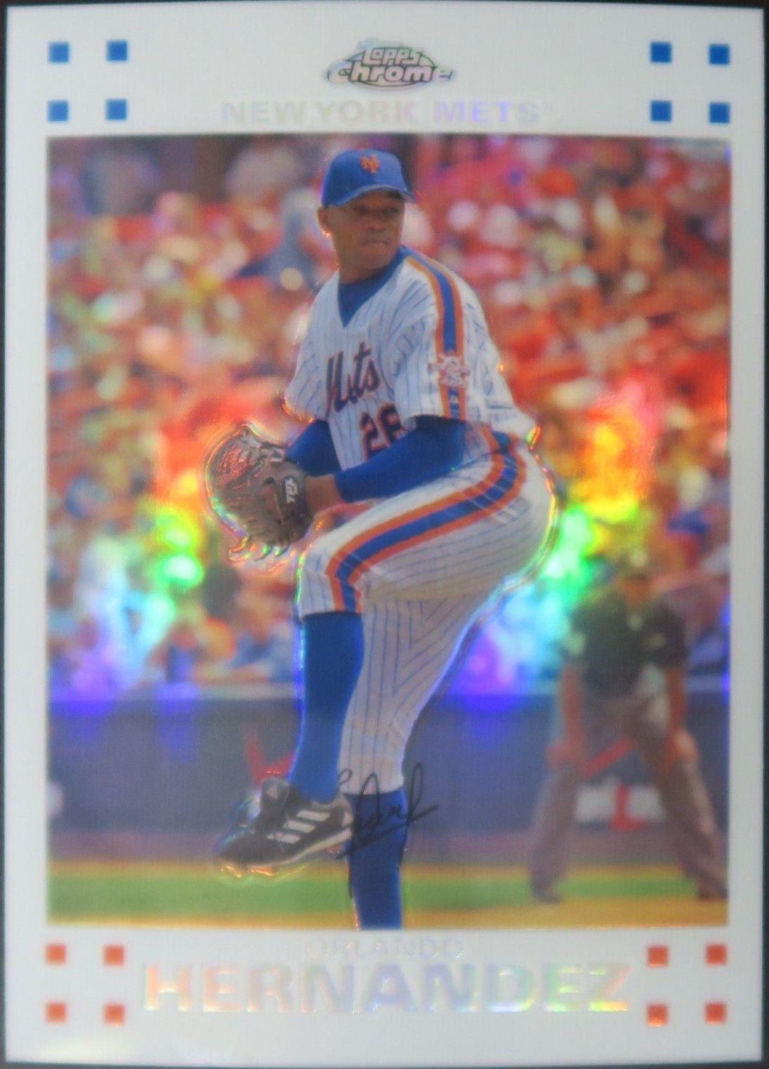 Orlando Hernandez [Blue Refractor] #10