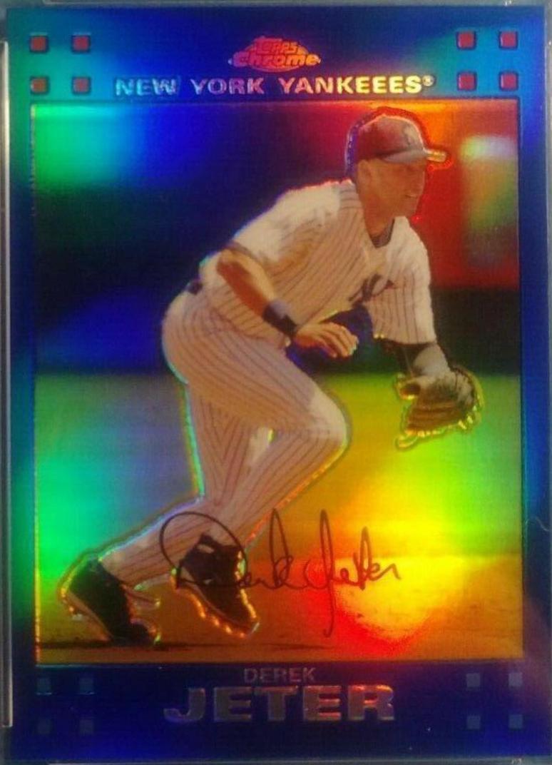 Derek Jeter [Blue Refractor] #21
