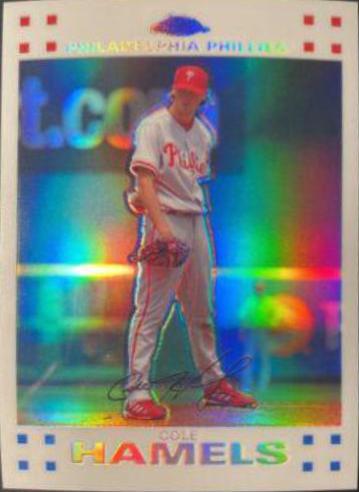Cole Hamels [White Refractor] #28