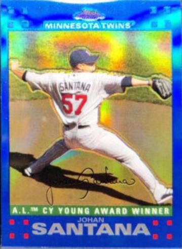 Johan Santana [Blue Refractor] #42