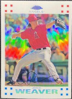 Jered Weaver [White Refractor] #37