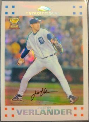 Justin Verlander [White Refractor] #76