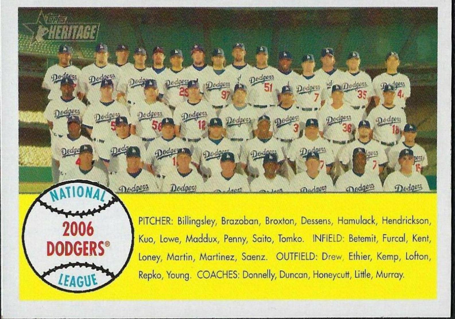 Los Angeles Dodgers [Team Card] #71