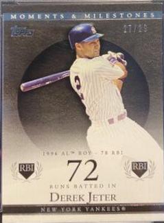 Derek Jeter [72 RBI Black] #82