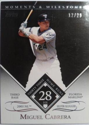 Miguel Cabrera [28 Home Runs Black] #109