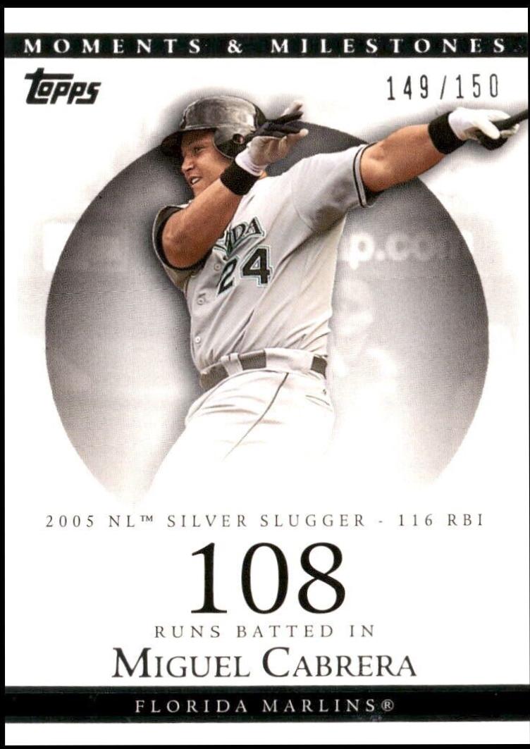 Miguel Cabrera [108 RBI] #110
