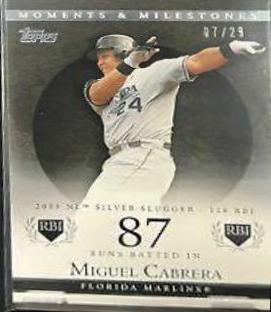 Miguel Cabrera [29 RBI] #110