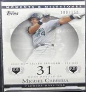 Miguel Cabrera [31 RBI] #110