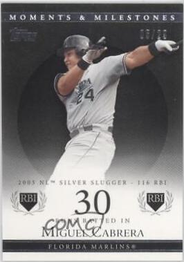 Miguel Cabrera [30 RBI] #110