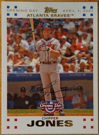 Chipper Jones [Gold] #25