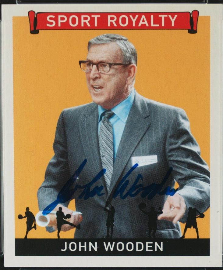 John Wooden [Autograph] #SR-JW