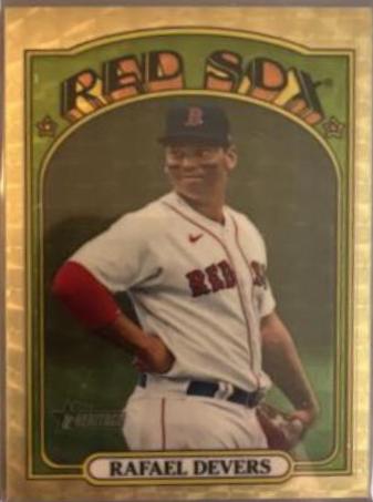 Rafael Devers [Chrome Gold Refractor] #645