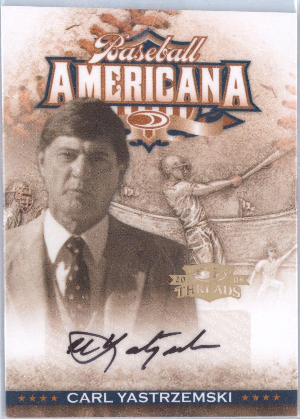 Carl Yastrzemski [Autograph Gold] #6