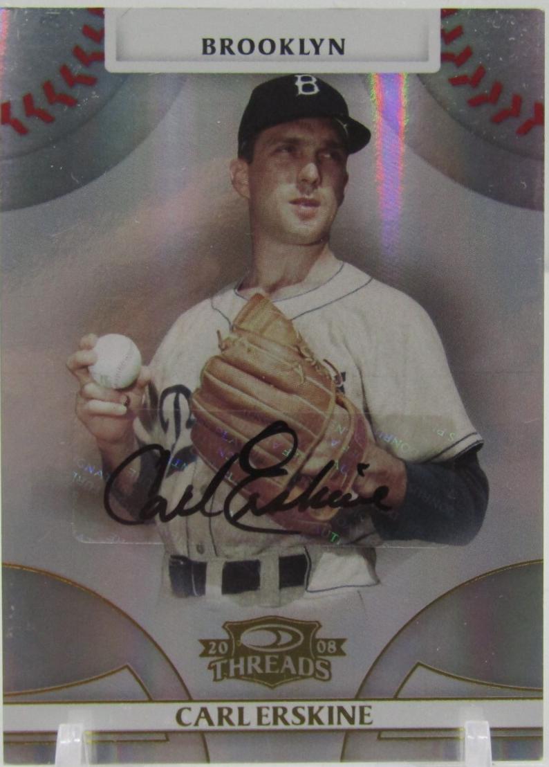 Carl Erskine [Gold Signature] #14