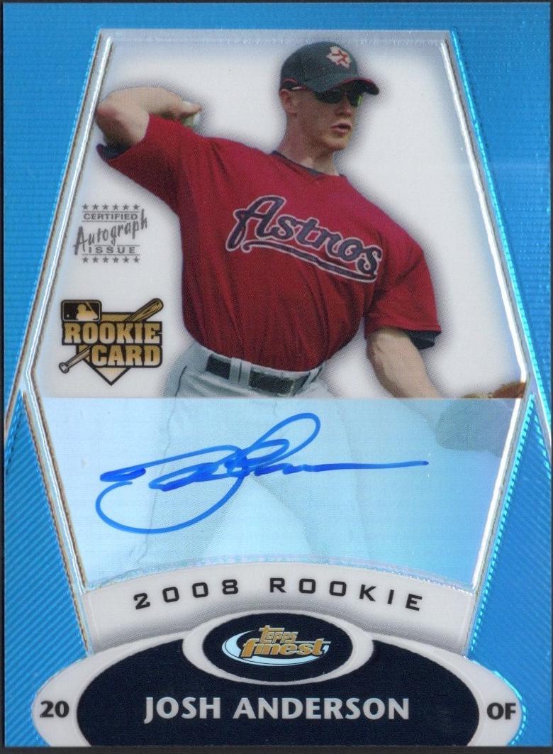Josh Anderson [Blue Refractor Autograph] #159
