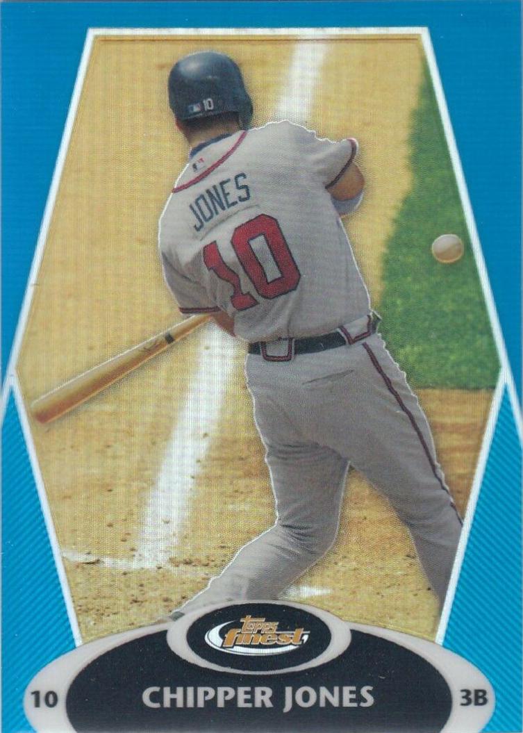 Chipper Jones [Blue Refractor] #16