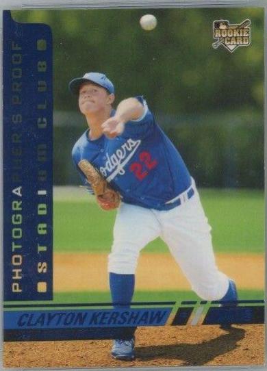 Clayton Kershaw [Portrait Photographer's Proof Blue] #107