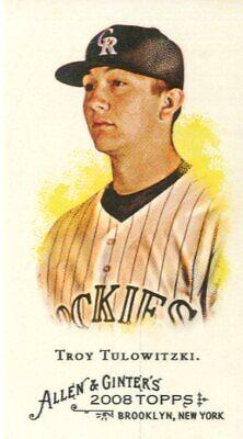 Troy Tulowitzki [Mini Allen & Ginter Back] #155