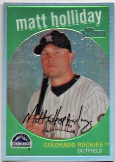 Matt Holliday [Black Border Refractor] #C50