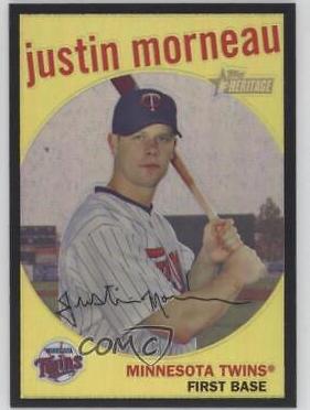 Justin Morneau [Black Border Refractor] #C90
