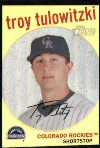 Troy Tulowitzki [Black Border Refractor] #C6