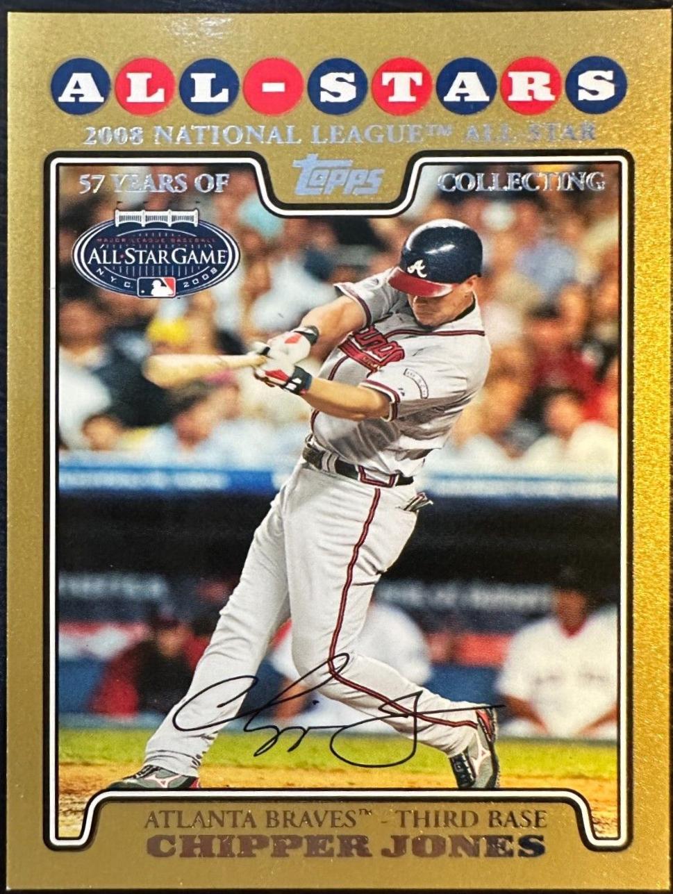 Chipper Jones [Gold] #UH5