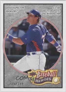 Josh Hamilton [Autograph Charcoal] #12