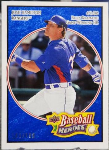Josh Hamilton [Autograph Navy Blue] #12