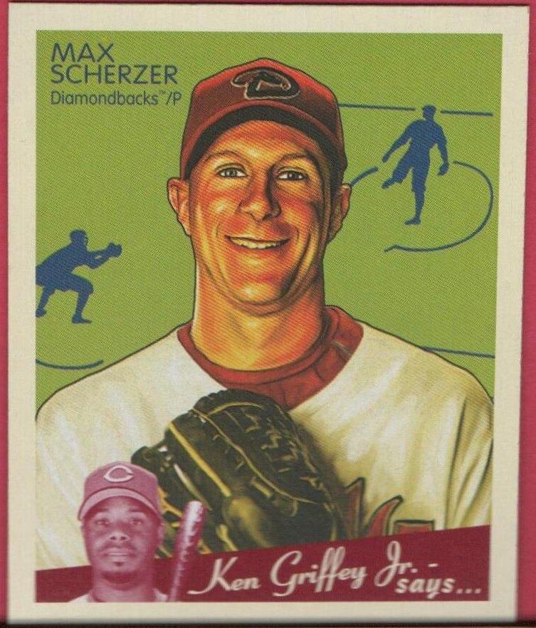 Max Scherzer [Mini Blue Back] #6