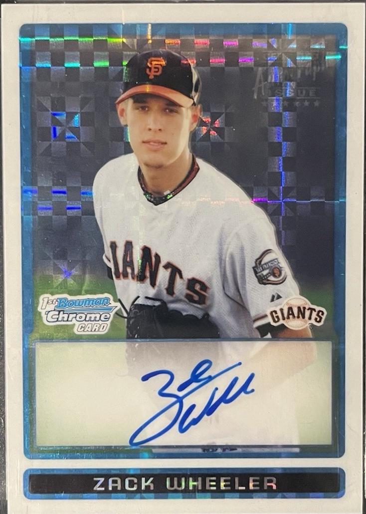 Zack Wheeler [Autograph Xfractor] #BDPP86