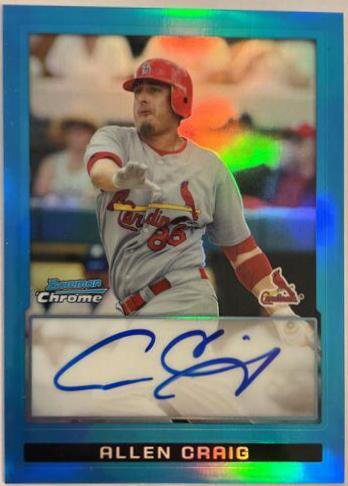 Allen Craig [Blue Refractor Autograph] #BCP112