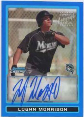 Logan Morrison [Blue Refractor Autograph] #BCP112