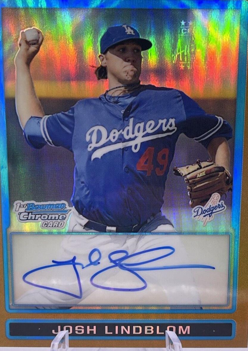 Josh Lindblom [Blue Refractor Autograph] #BCP117