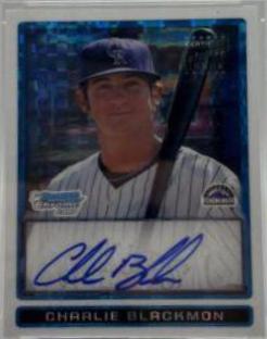 Charlie Blackmon [Xfractor Autograph] #BCP121