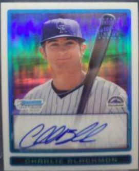 Charlie Blackmon [Refractor Autograph] #BCP121