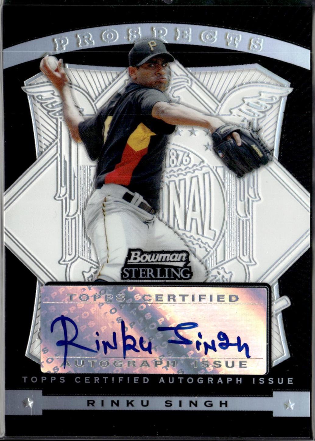 Rinku Singh [Autograph Black Refractor] #BSPRS