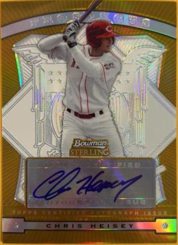 Chris Heisey [Autograph Gold Refractor] #BSPCH