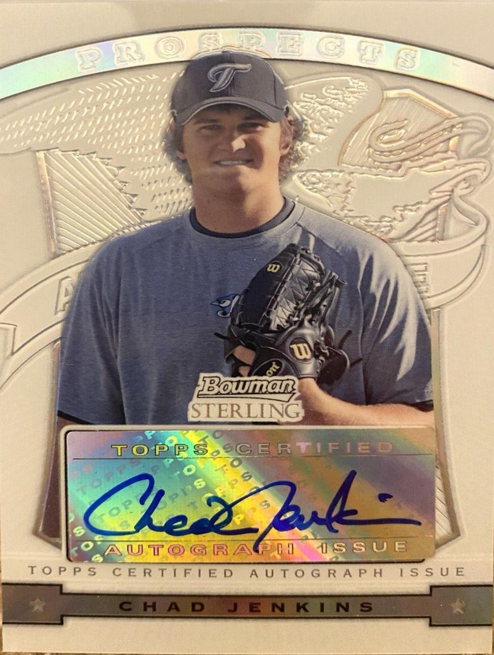 Chad Jenkins [Autograph Gold Refractor] #BSPCJ