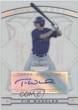Tim Wheeler [Autograph Refractor] #BSPTW