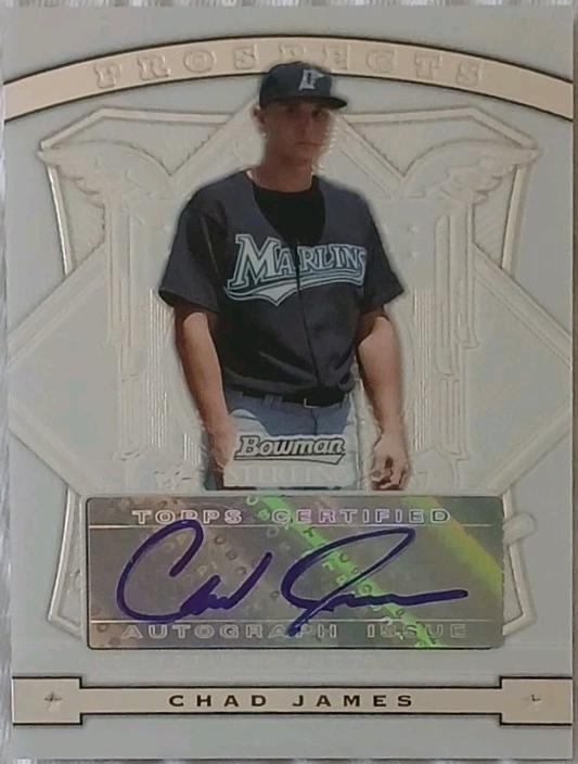 Chad James [Autograph Black Refractor] #CJA
