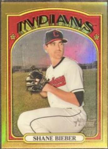 Shane Bieber [Chrome Gold Refractor] #47