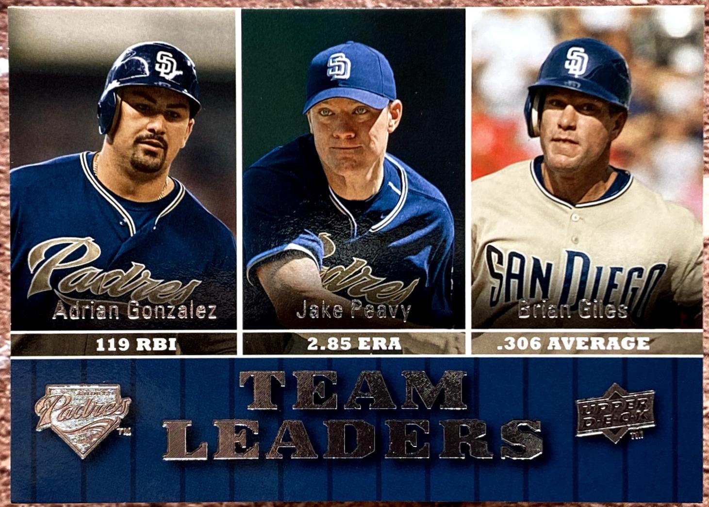 Adrian Gonzalez / Jake Peavy / Brian Giles #438