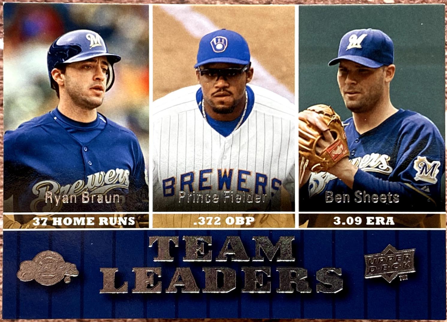 Ryan Braun / Prince Fielder / Ben Sheets #439