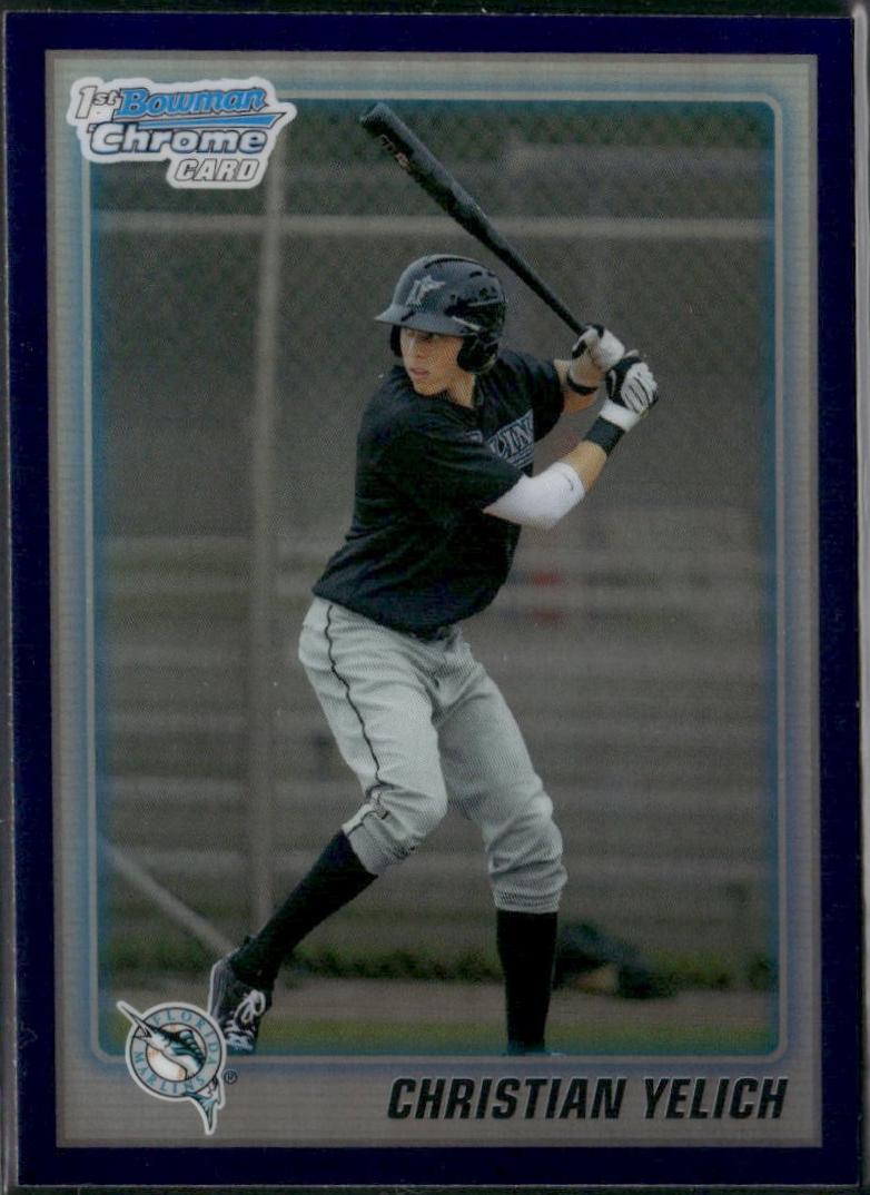 Christian Yelich [Purple Refractor] #BDPP78
